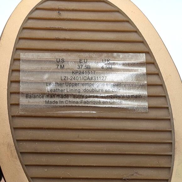 Pure Donna Karan Adalee Platform Sandal Women's White Leather Size US7M EU37.5B - Picture 8 of 14